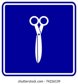 closed scissors sign
