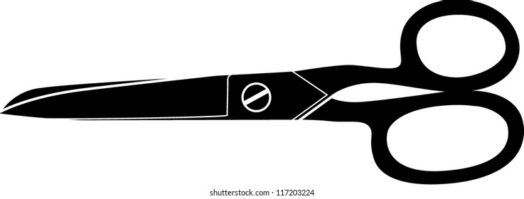 closed scissors symbol