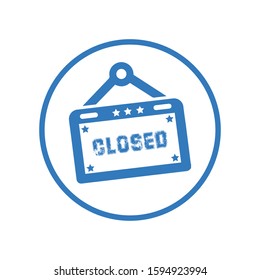 Closed Sign, close icon logo