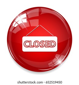 closed sign icon