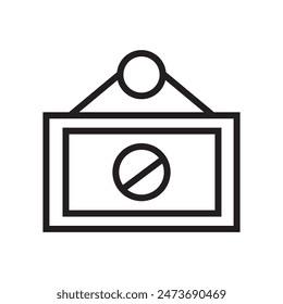 Closed Sign Icon Perfect for Business and Storefront Designs