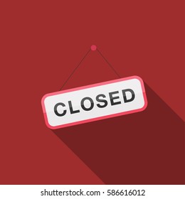 closed sign red