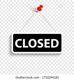 Closed Sign Vector Illustration EPS10