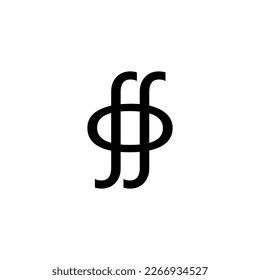 Closed surface integral symbol in mathematics. Vector illustration isolated on white background.