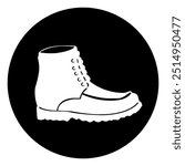 Closed Toe Shoes Required Symbol Sign, Vector Illustration, Isolate On White Background Label .EPS10 