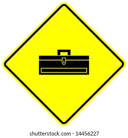 closed toolbox sign