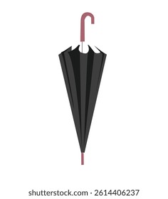  closed umbrella. Elegant umbrella illustration