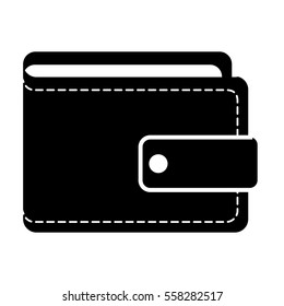 closed wallet icon image vector illustration design 