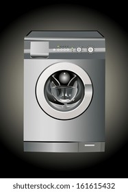 Closed washing machine
