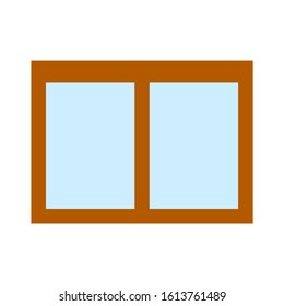 closed window icon. Logo element illustration. closed window symbol design. colored collection. closed window concept. Can be used in web and mobile