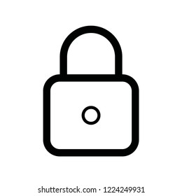 Closed-lock Vector icon eps 