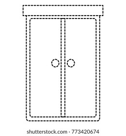 closet bedroom isolated icon