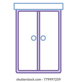closet bedroom isolated icon