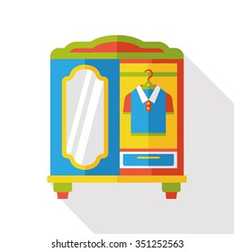 closet cabinet flat icon