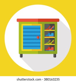 closet cabinet flat icon
