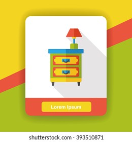 closet cabinet flat icon