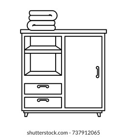 closet with clothes icon