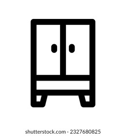 icono de armario para tu diseño de sitio web, logotipo, aplicación, interfaz de usuario.
