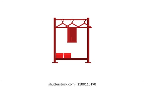 Closet isolated vector illustration