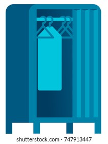 Closet isolated vector illustration