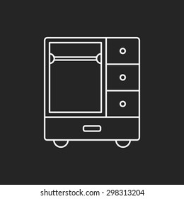 closet line icon