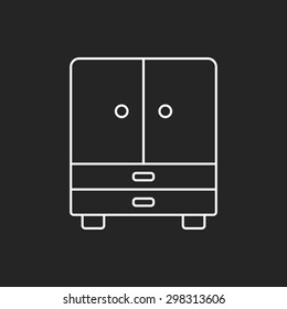 closet line icon