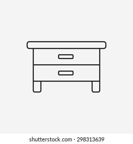 closet line icon