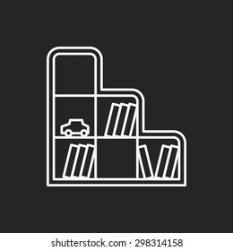closet line icon