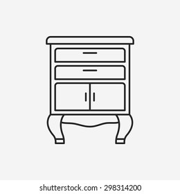 closet line icon