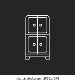 closet line icon