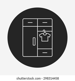 closet line icon