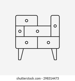 closet line icon