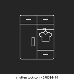 closet line icon