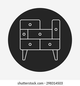 closet line icon