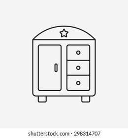 closet line icon