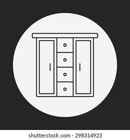 closet line icon