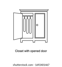 2,569 Cabinet door open icon Images, Stock Photos & Vectors | Shutterstock