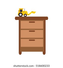 closet with toy icon