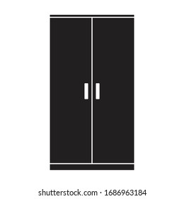 Closet vector icon.Black vector icon isolated on white background closet .