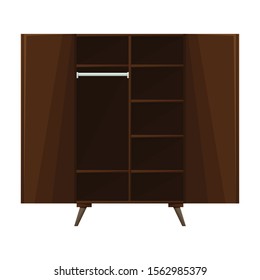 Closet vector icon.Cartoon vector icon isolated on white background closet .