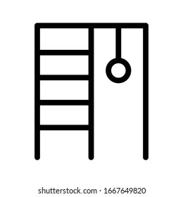 closet vector thin line icon 