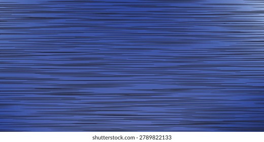 Close-up of abstract blue horizontal lines texture background