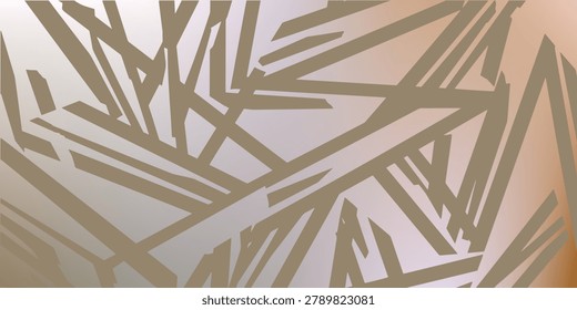 Close-up of abstract geometric pattern featuring intersecting angular lines in muted tones