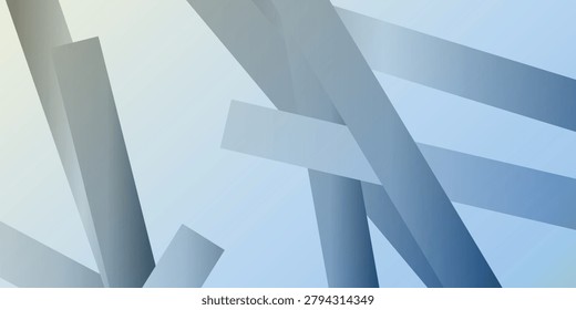 Close-up of abstract geometric shapes with blue gradient tones and sharp edges