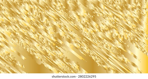 A close-up, abstract view of a golden textured surface with diagonal ripples and subtle light reflections, creating a luxurious and dynamic feel.