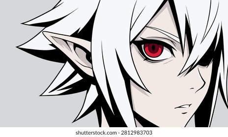 Close  up anime