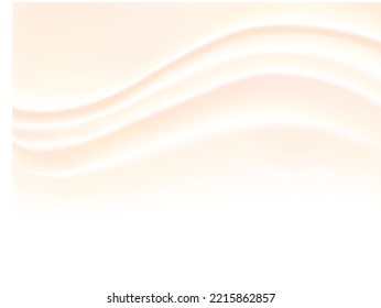 Closeup beige pink shiny glow curvy curl whirl ripple wind tasty fat sour cheese spread eat food stripe line shape text space. Twirl blur blend ice twist spiral milky cooking mix effect art card desig