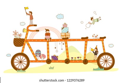 Close-up of bicycle