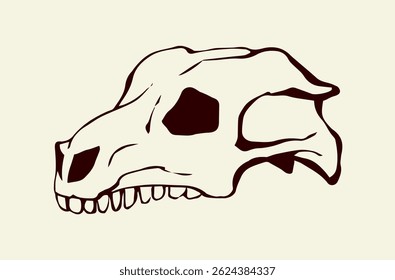 Closeup big white limb goat pet leg eat part antique retro age bull hip hunt nature element. Line hand drawn old die ram roe cow sheep body fibula joint dog wolf food meal icon sign sketch art cartoon