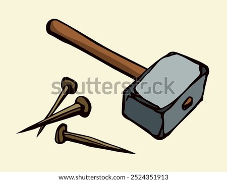 Closeup black line hand drawn rough big heavy rusty steel hit build logo retro stone age outlin art doodle style Close up pain view white god Jesus Christ calvary crucify death bible gospel faith text